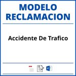 Modelo Reclamacion Accidente De Trafico