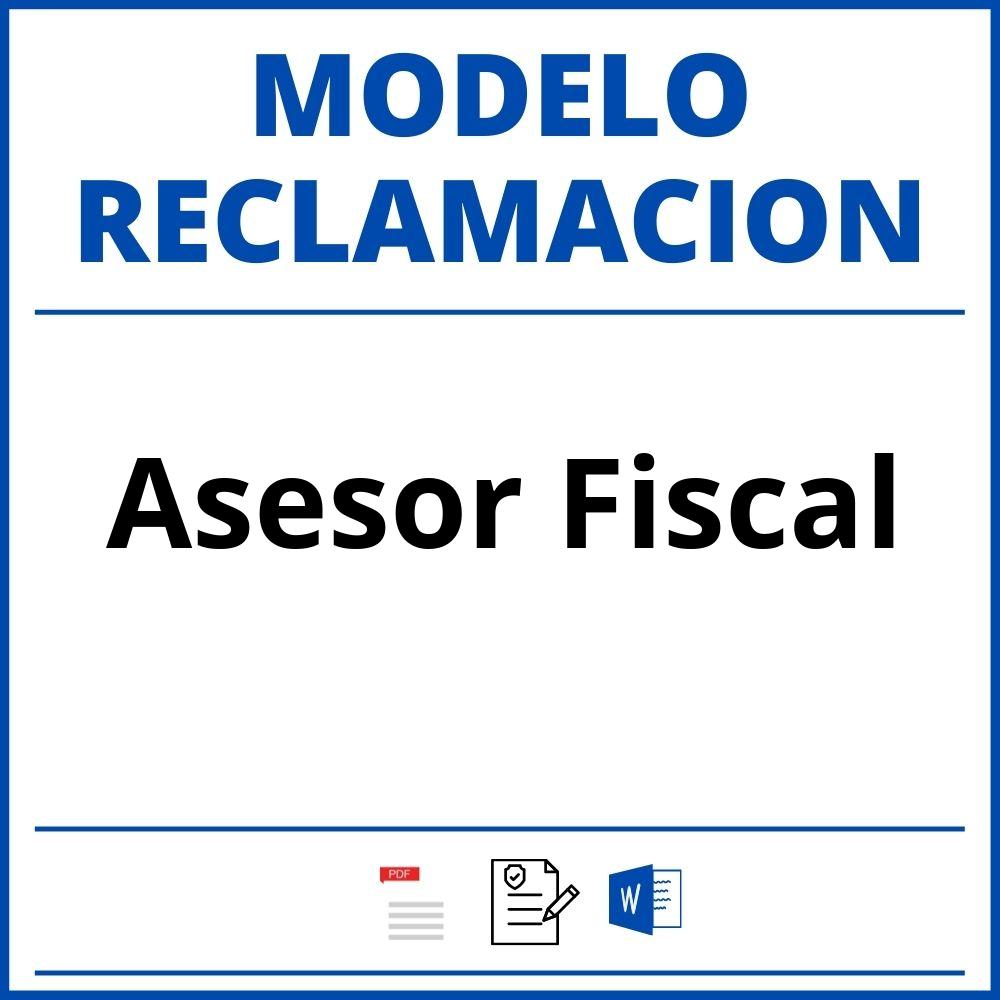 Modelo Reclamacion Asesor Fiscal