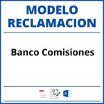 Modelo Reclamacion Banco Comisiones