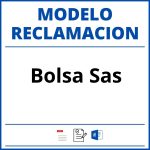 Modelo Reclamacion Bolsa Sas