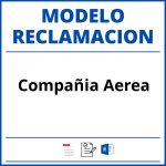 Modelo Reclamacion Compañia Aerea