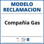 Modelo Reclamacion Compañia Gas