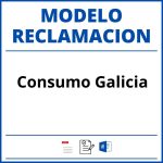 Modelo Reclamacion Consumo Galicia