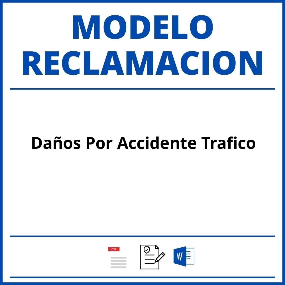 Modelo Reclamacion Daños Por Accidente Trafico