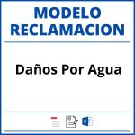 Modelo Reclamacion Daños Por Agua