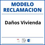 Modelo Reclamacion Daños Vivienda