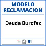 Modelo Reclamacion Deuda Burofax