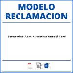 Modelo Reclamacion Economico Administrativa Ante El Tear