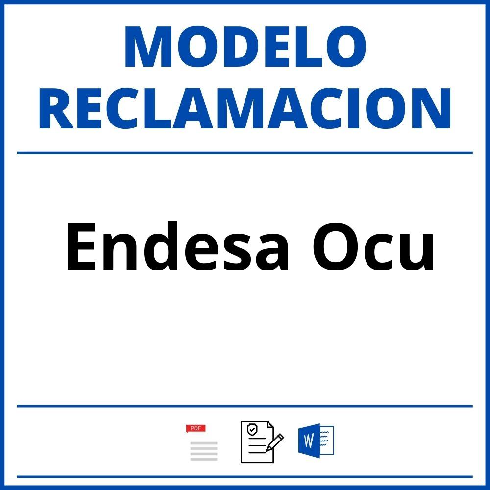 Modelo Reclamacion Endesa Ocu