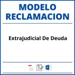 Modelo Reclamacion Extrajudicial De Deuda