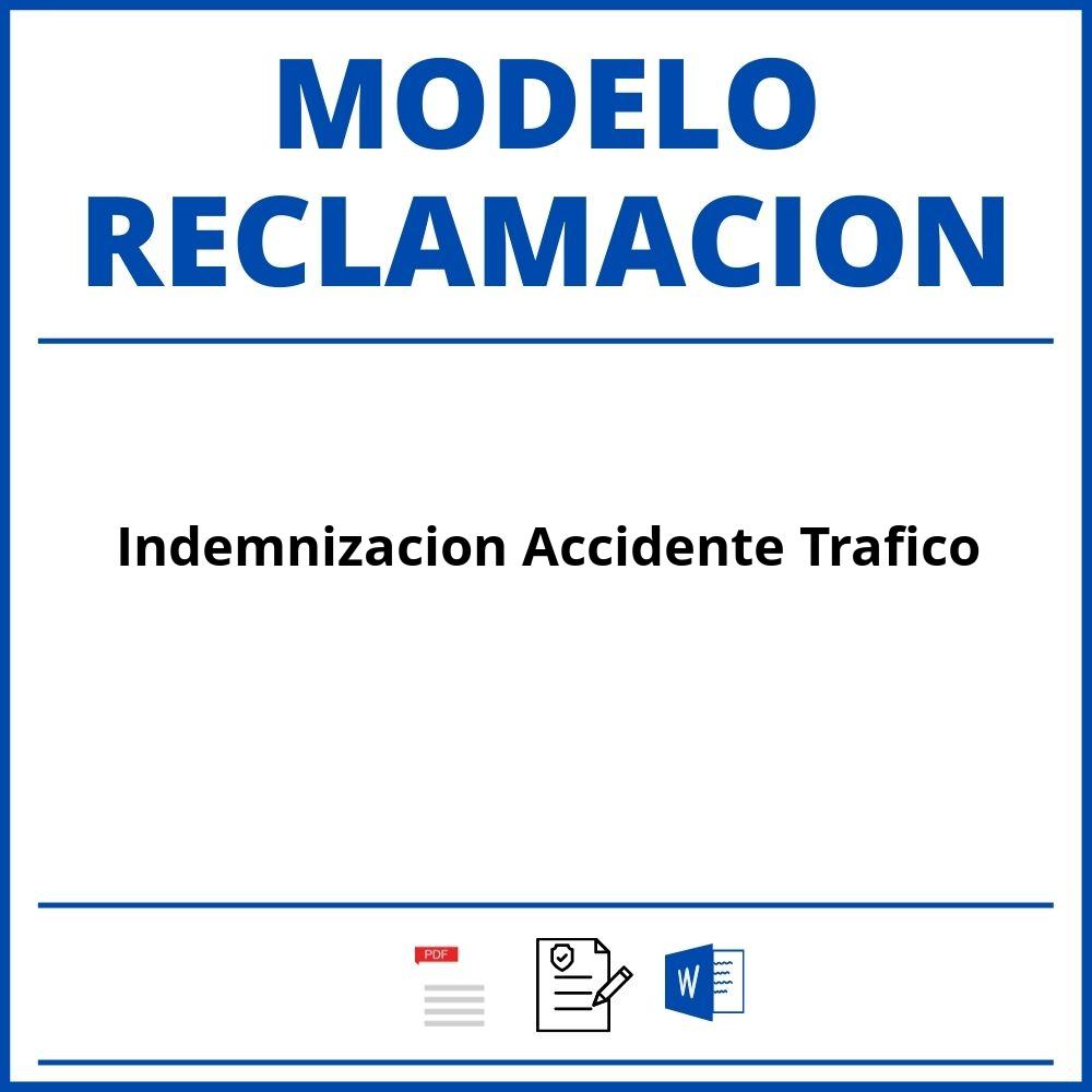 Modelo Reclamacion Indemnizacion Accidente Trafico