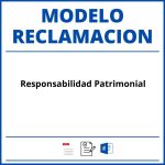 Modelo Reclamacion Responsabilidad Patrimonial