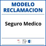 Modelo Reclamacion Seguro Medico